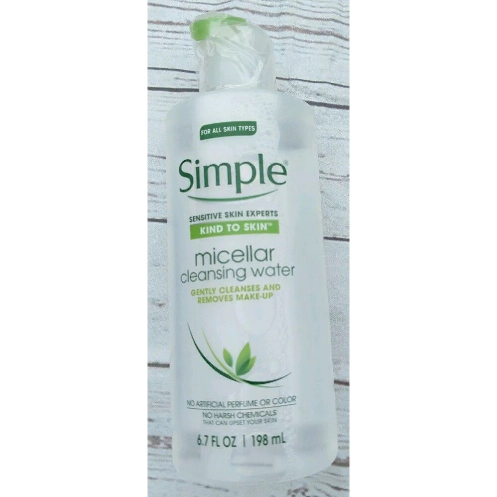 Simple Kind to Skin Cleansing Water Micellar 6.7 oz  All Skin Types New Make Up